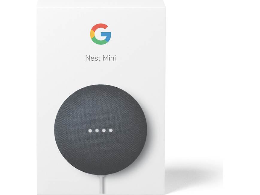 Google Nest Mini (Charcoal) Smart speaker with built-in Google