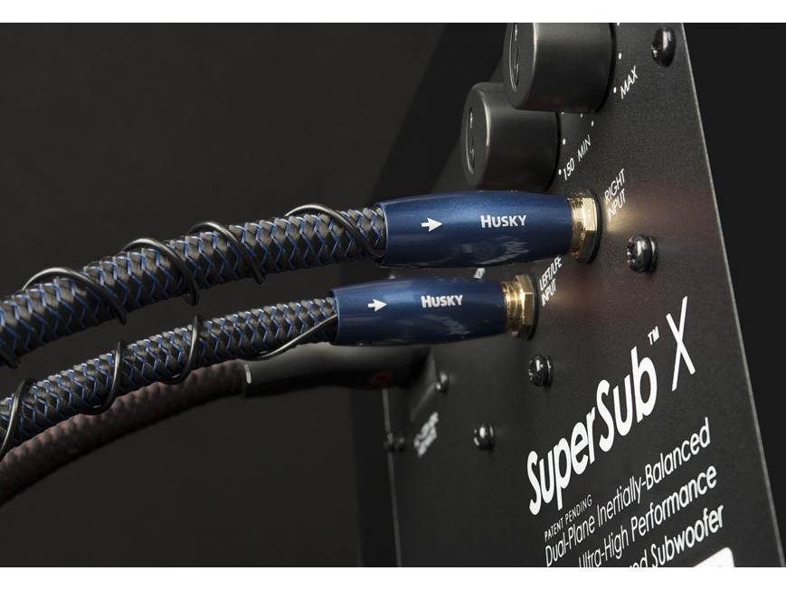 AudioQuest Husky (2 meters/6.6 feet) Mono RCA subwoofer cable (2