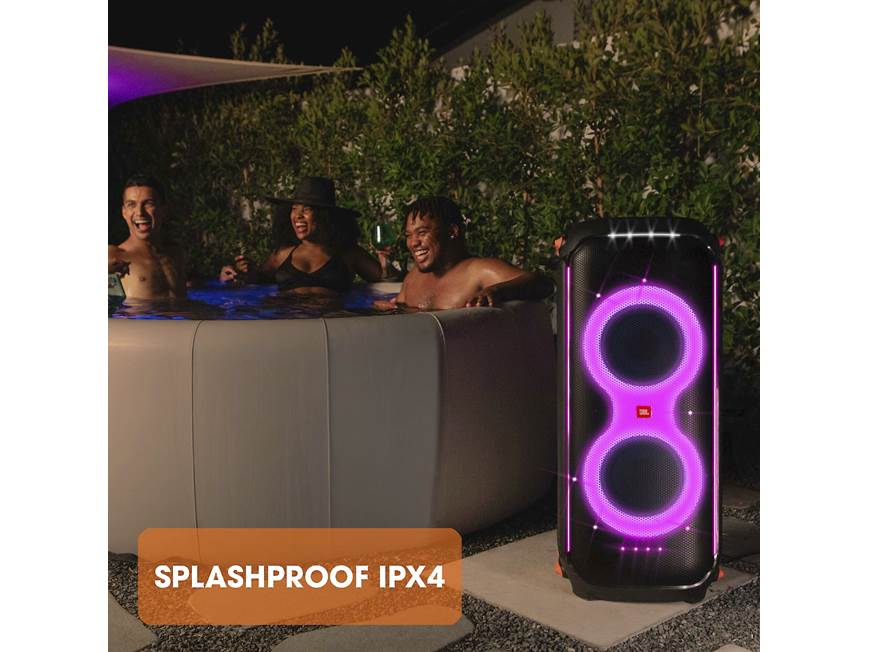 JBL PartyBox 710 Powered Bluetooth® speaker with light display at