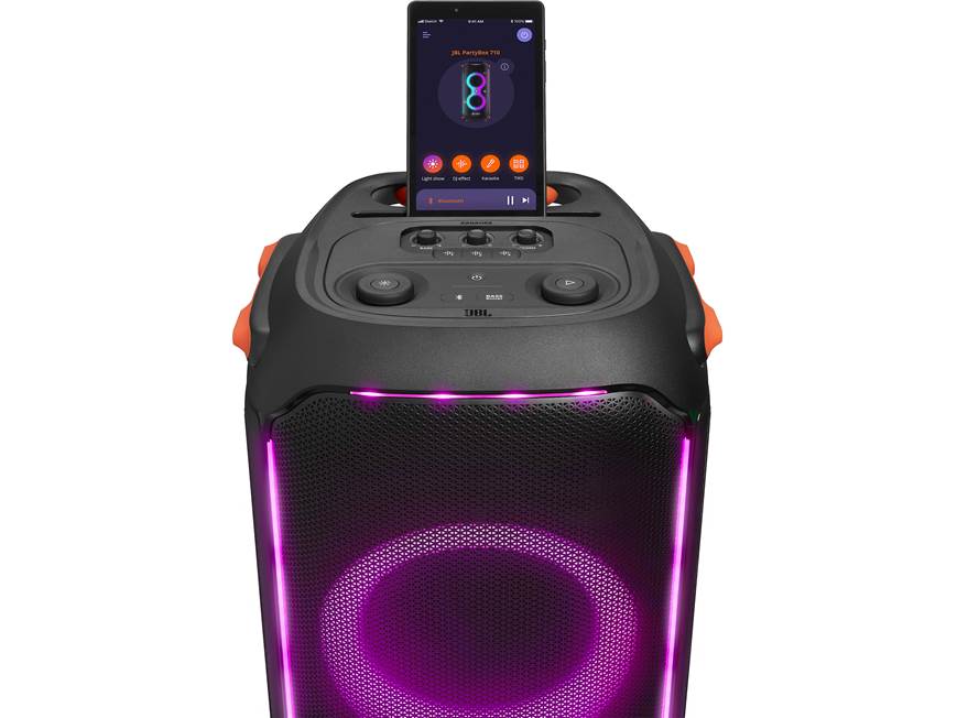 JBL PartyBox 710 with 2 JBL Wireless Mics Powered Bluetooth