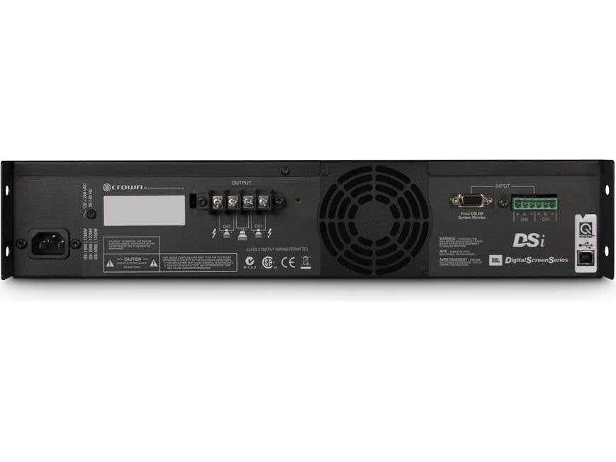 Crown DSI-2000 DSi Series 2-channel power amplifier — 475W x 2 at