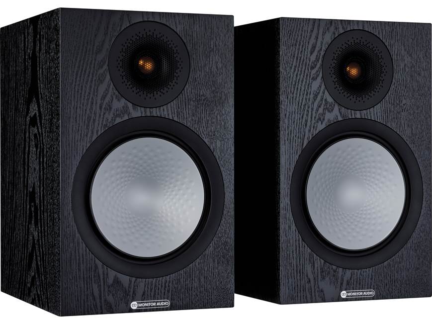 スピーカー・ウーファー MONITOR AUDIO Silver100 Monitor Audio Silver 100 7G (Black Oak) Bookshelf speakers (Black