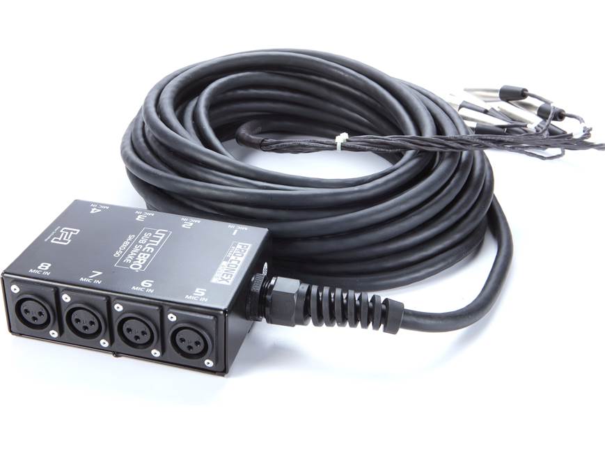 Hosa SH-8X0-50 Little Bro' Sub Snake — 8-channel 50-foot snake, no
