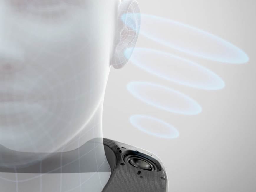 Sony SRS-NS7 Wireless neckband speaker with Bluetooth® at Crutchfield