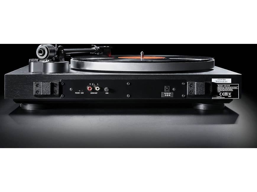 Dual CS 418 Manual belt-drive turntable with built-in phono preamp