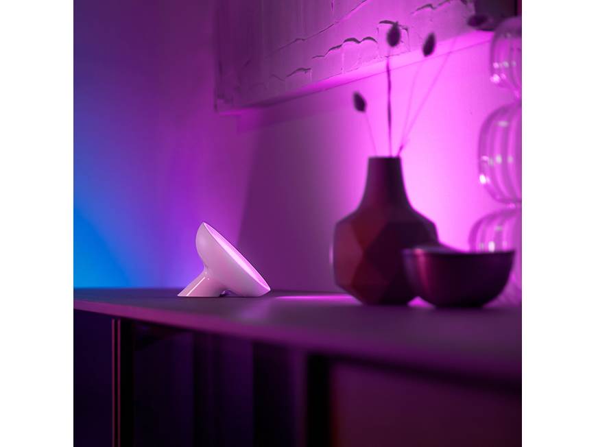 Philips Hue White and Color Ambiance Bloom Table Lamp Smart AC
