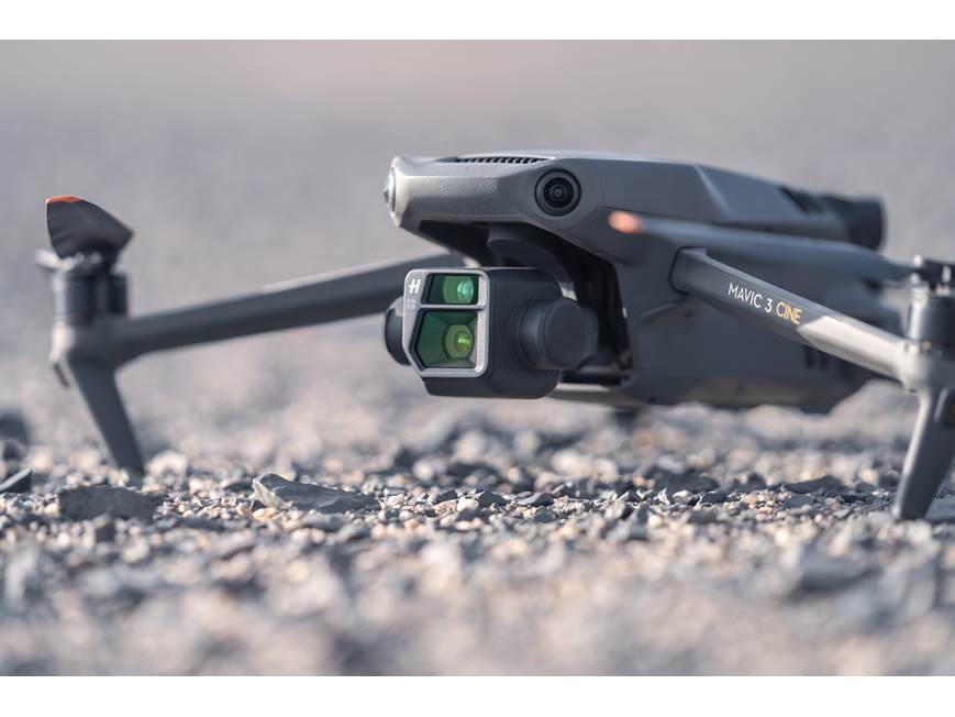 DJI Mavic 3 Aerial drone with gimbal-mounted 5.1K Hasselblad