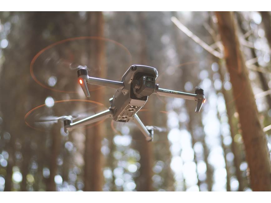 DJI Mavic 3 Aerial drone with gimbal-mounted 5.1K Hasselblad