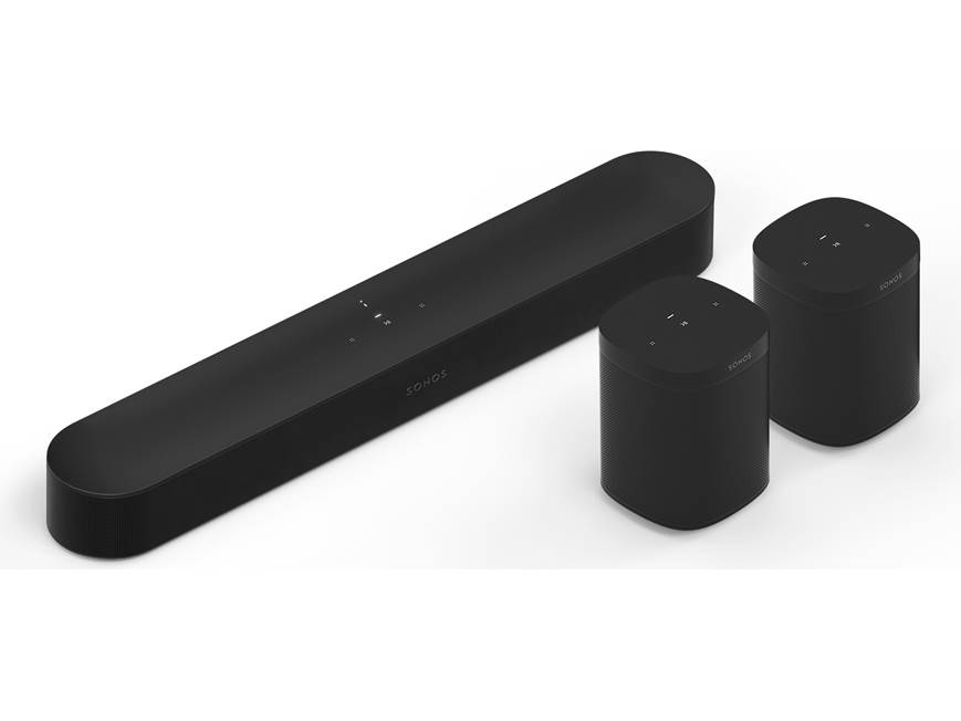 Sonos Beam 5.0 Home Theater Bundle (Black) Includes Sonos Beam