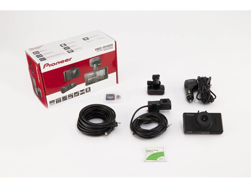 エバ evacarrozzeria 前後VREC-DH300D 128G Pioneer VREC-DH300D HD dash cam with rear-view cam at Crutchfield