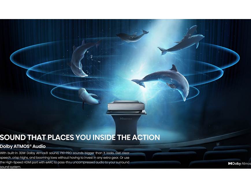 Hisense PX1-PRO 4K ultra short throw laser home theater projector