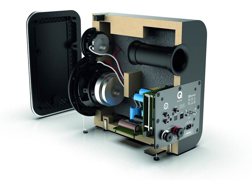 Q Acoustics M20 HD Wireless Music System (Black) Powered bookshelf