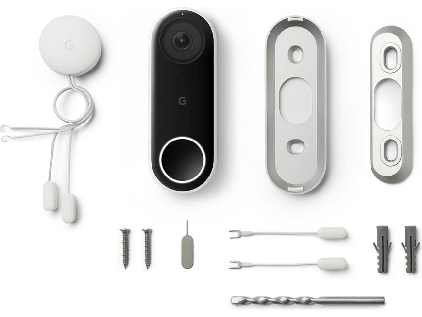 Google Nest Doorbell (Wired) Smart Wi-Fi® doorbell with HD camera