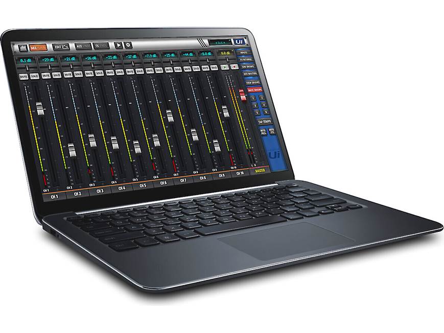 Soundcraft Ui12 12-channel app-controlled digital mixer with Wi-Fi