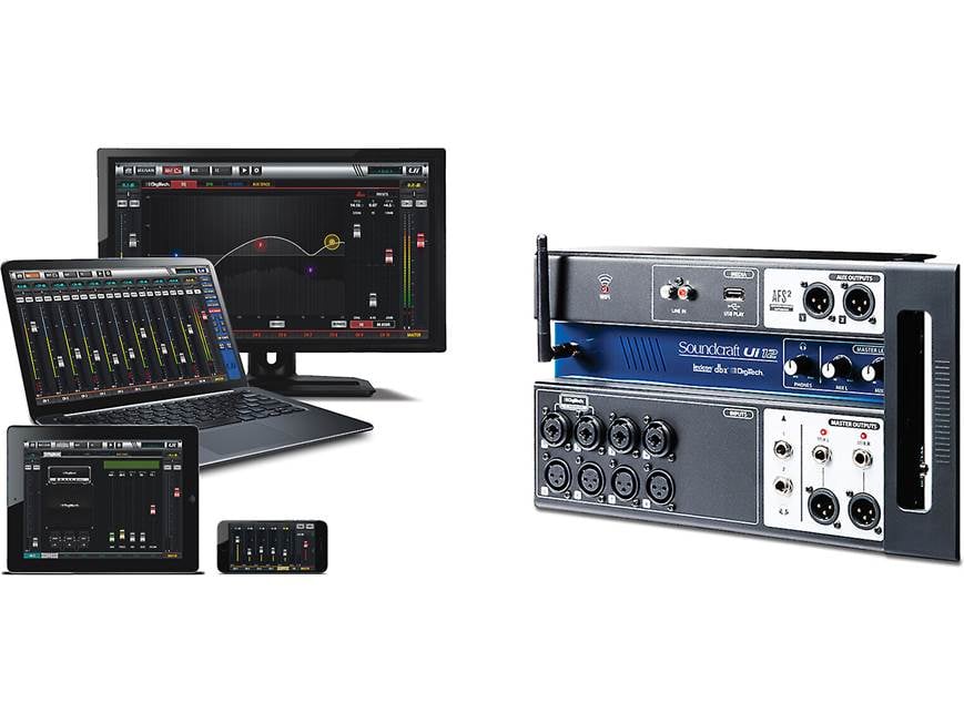 Soundcraft Ui12 12-channel app-controlled digital mixer with Wi-Fi