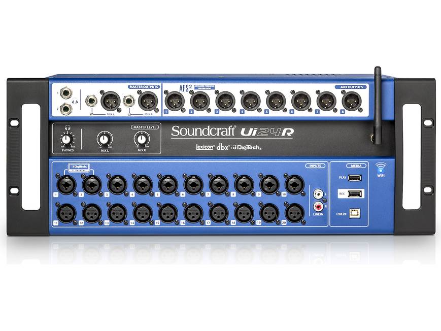 Soundcraft Ui24R 24-channel app-controlled digital mixer with Wi