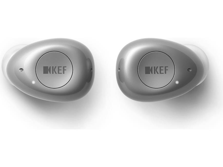 KEF Mu3 ワイヤレスイヤホン シルバー KEF Mu3 (Gray) True wireless noise-canceling headphones with