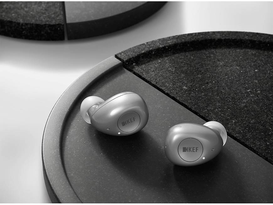 【国内正規品】KEF  MU3 ワイヤレスイヤホン シルバー KEF Mu3 (Gray) True wireless noise-canceling headphones with