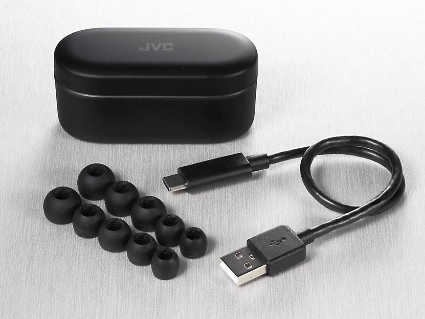 JVC HA-FW1000T True wireless noise-canceling headphones with