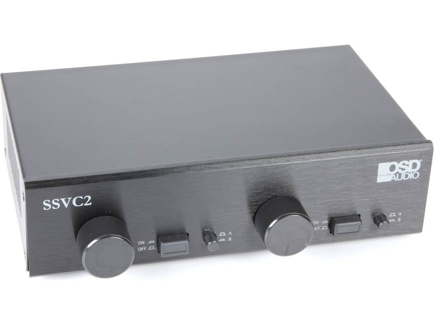 OSD SSVC2 Tabletop dual source/dual zone volume control at Crutchfield