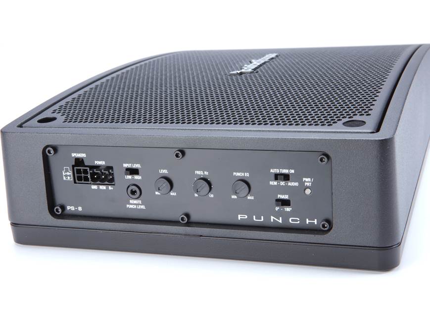 Rockford Fosgate PS-8 Punch compact powered subwoofer with 8