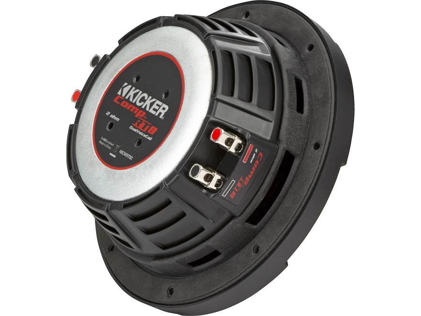 KICKER COMP 8インチ ウーファーボクース コンパクト KICKER Kicker 48CWRT82 CompRT Series shallow-mount 8