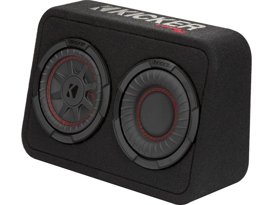 Kicker 48TCWRT672 Truck-style sealed enclosure with single 6-3/4
