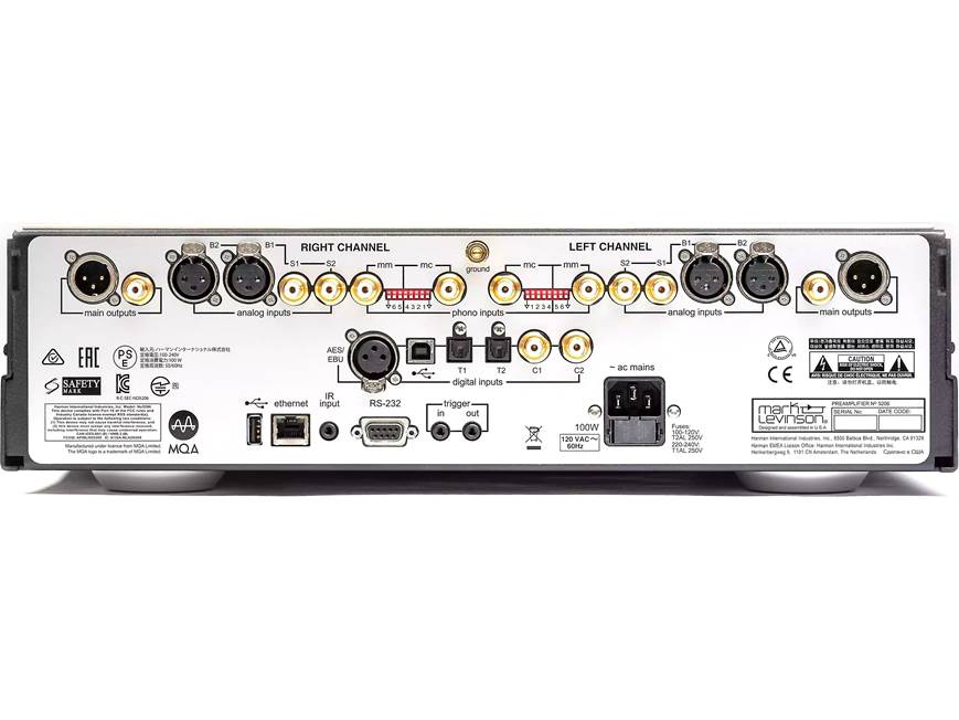 Mark Levinson No.5206 Dual monaural preamplifier at Crutchfield