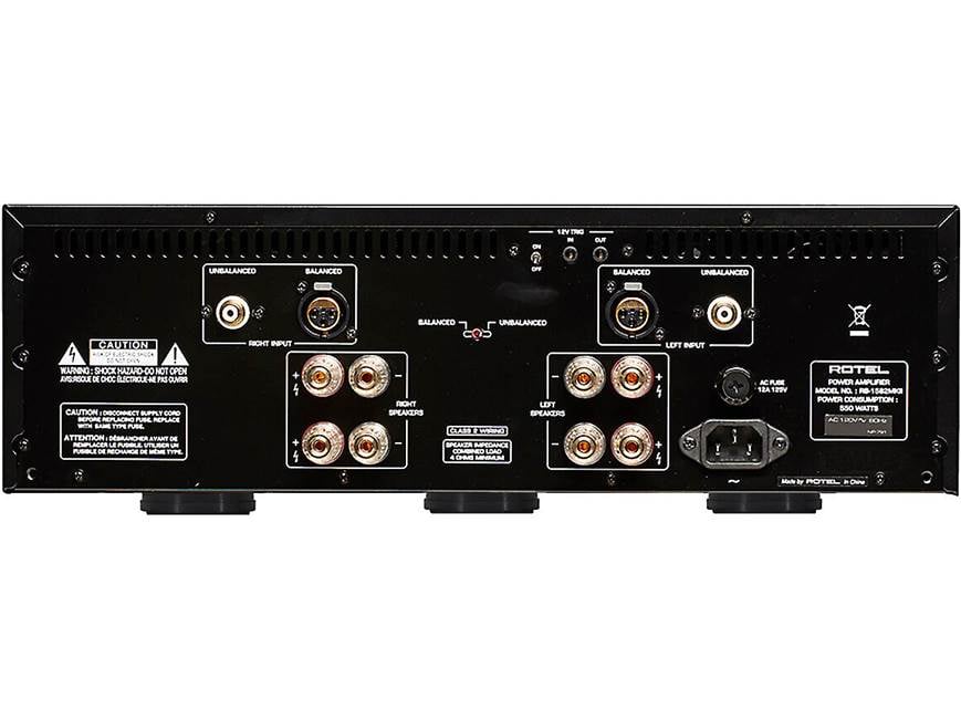 Rotel RB-1582 MkII (Silver) Stereo power amplifier (Silver) at