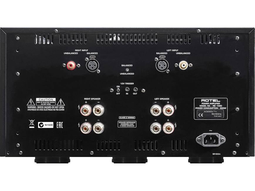 Rotel RB-1590 (Silver) Stereo power amplifier (Silver) at Crutchfield