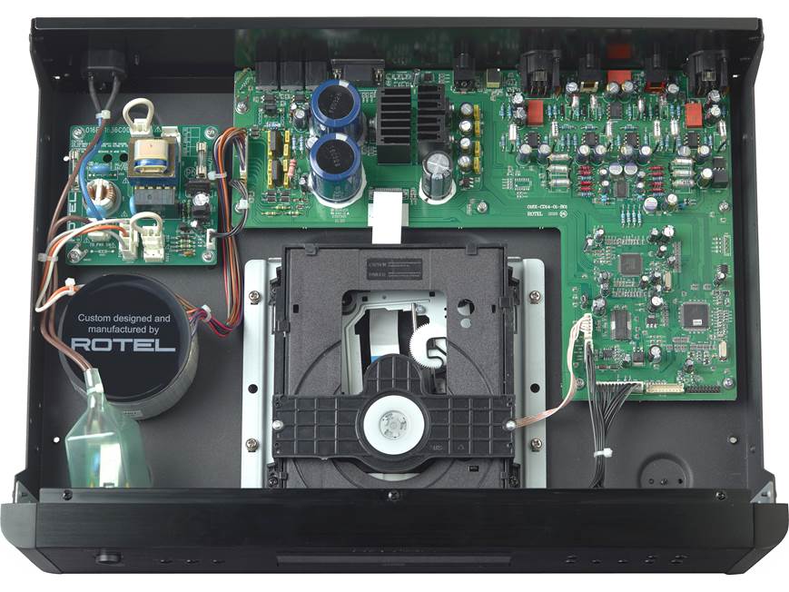 Rotel RCD-1572 (Black) Single-disc CD player (Black) at Crutchfield