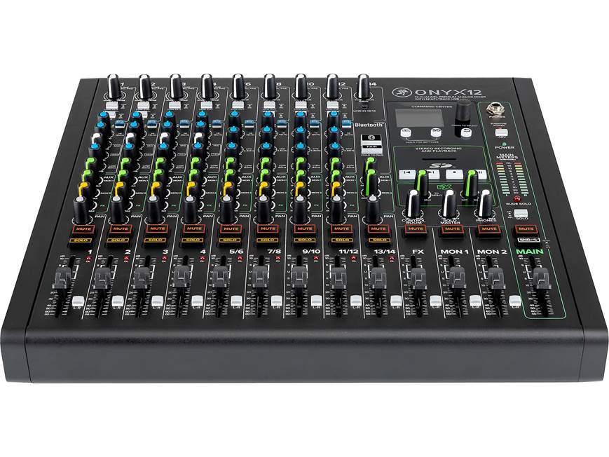 MACKIE Onyx12 USBミキサー 12ch マルチ録音 Mackie Onyx12: highlights, specs, photos - Crutchfield