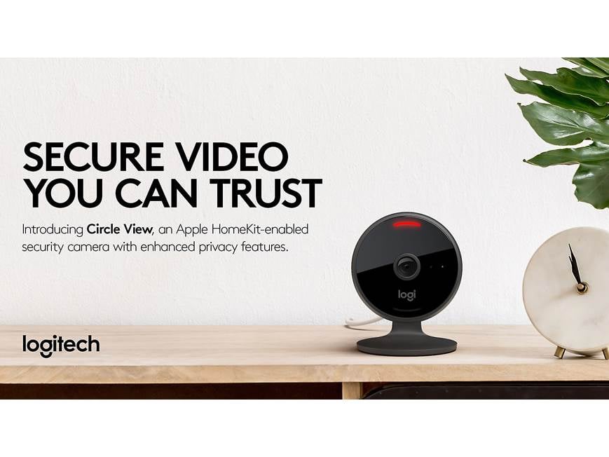 Logitech® Circle View Camera Apple® HomeKit-enabled wired security