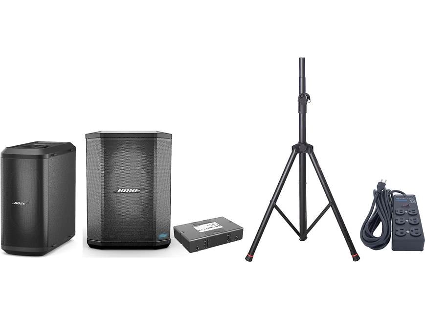 Bose® S1 Pro Bundle Package includes S1 Pro portable PA, Sub1