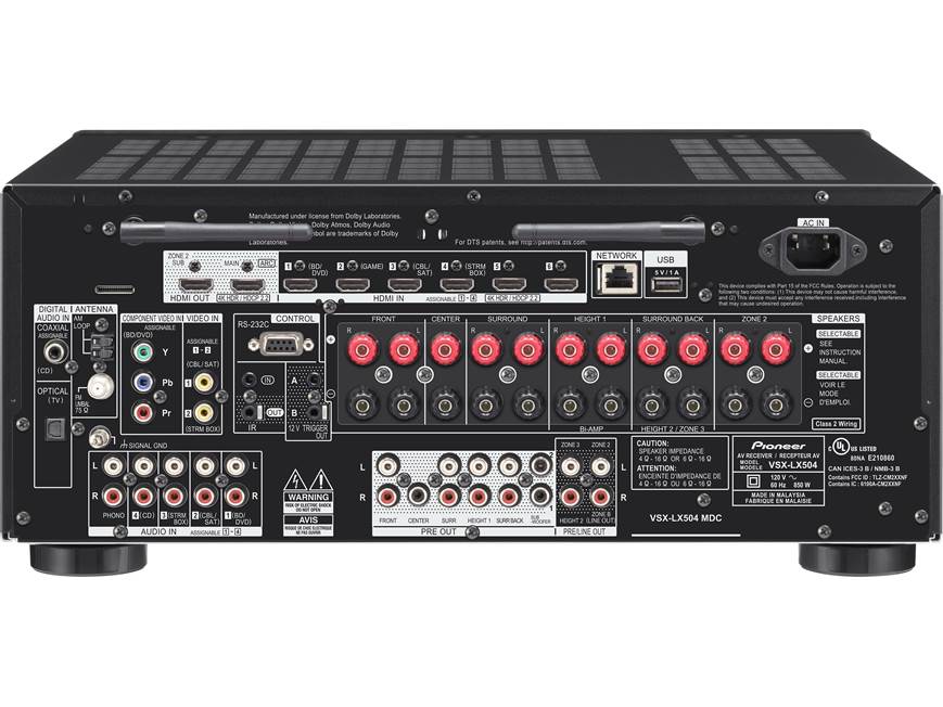 Pioneer Elite VSX-LX504 9.2-channel home theater receiver with