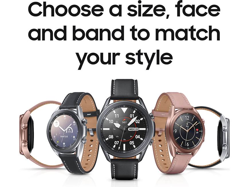 Samsung Galaxy Watch3 (41 mm, Silver) Smart lifestyle watch (41 mm