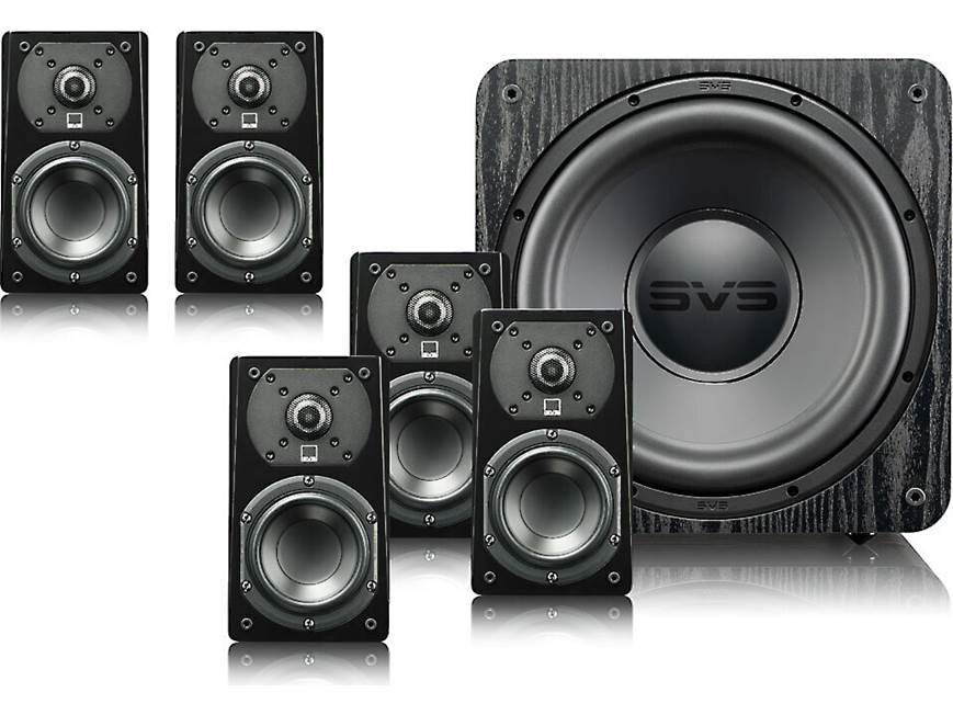 【中古】「非常に良い」SVS Prime Satellite Speakers Black Ash (Pair) by SVS SVS Prime Satellite Pro 5.1 System (Black Ash) 5.1-channel home