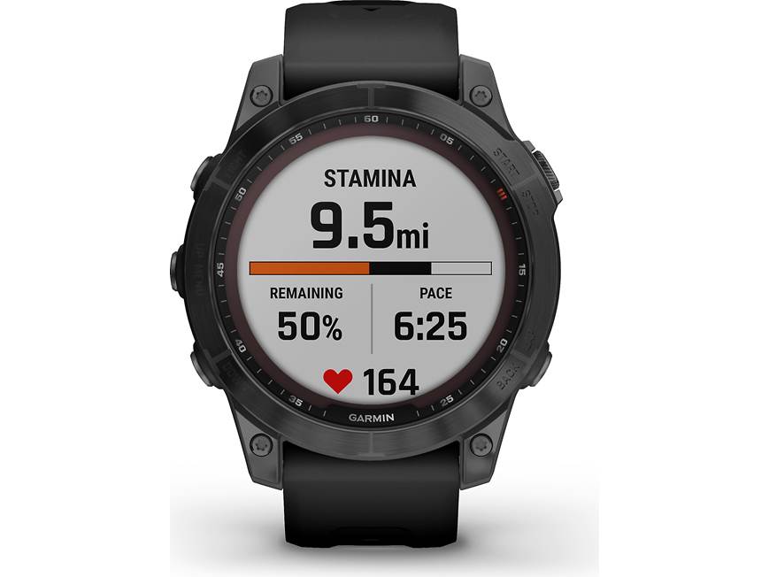 Garmin fenix 7 Sapphire Solar (Black DLC Titanium with Black Band