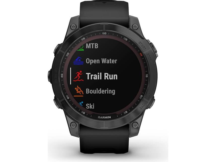 Garmin fenix 7 Sapphire Solar (Black DLC Titanium with Black Band