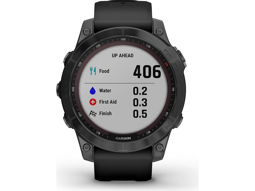 Garmin fenix 7 Sapphire Solar (Black DLC Titanium with Black Band
