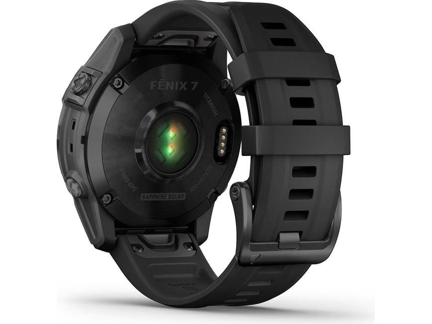 Garmin fenix 7 Sapphire Solar (Black DLC Titanium with Black Band