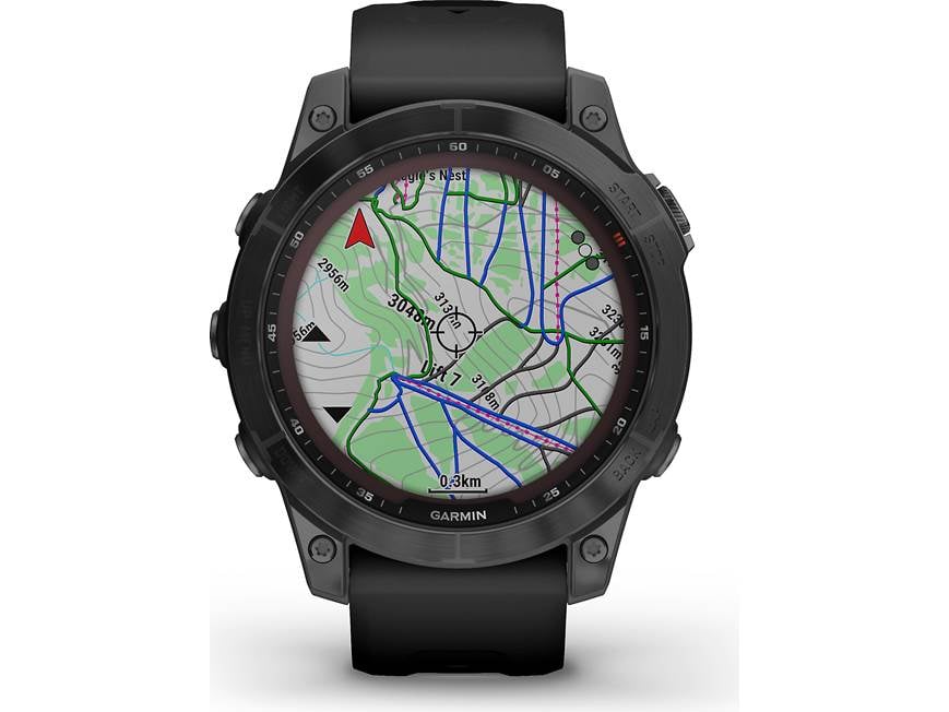 Garmin fenix 7 Sapphire Solar (Black DLC Titanium with Black Band