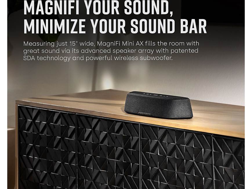 Polk Audio MagniFi Mini AX Powered 3.1-channel sound bar and