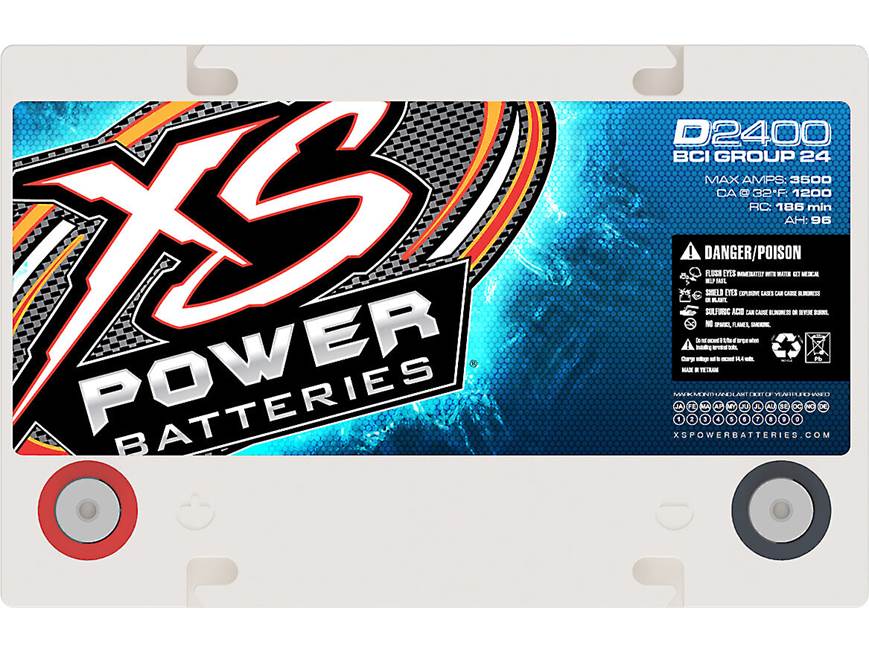 XS Power D2400 Deep cycle 12-volt battery at Crutchfield