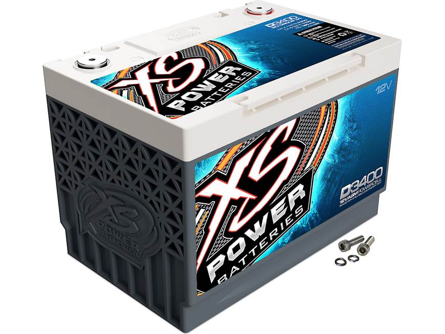 XS Power D3400 Deep cycle 12-volt battery at Crutchfield
