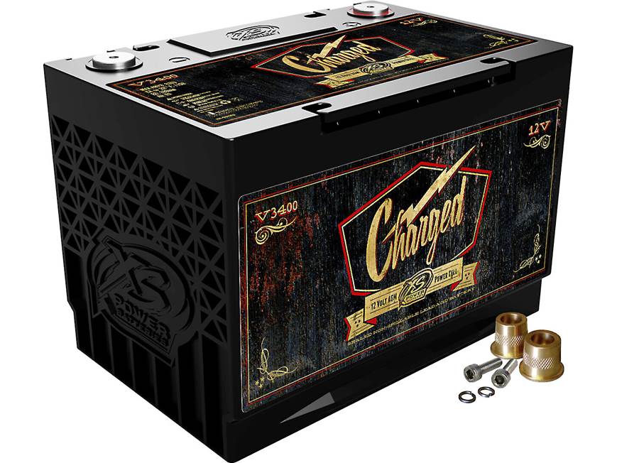 XS Power V3400 12-volt deep cycle battery at Crutchfield