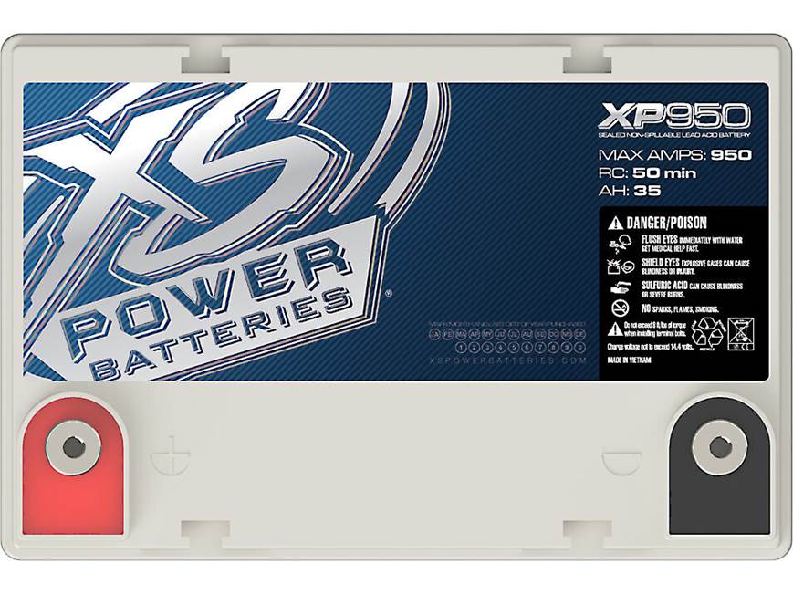 XS Power XP950 Supplemental 12-volt battery for car audio and