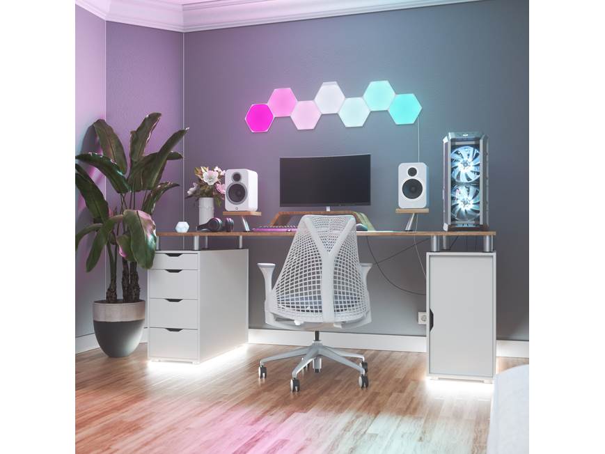 Nanoleaf Shapes Hexagons スマーターキット　9パネル Nanoleaf Shapes Hexagons | Smart LED Light Panel Kit (10 Panels