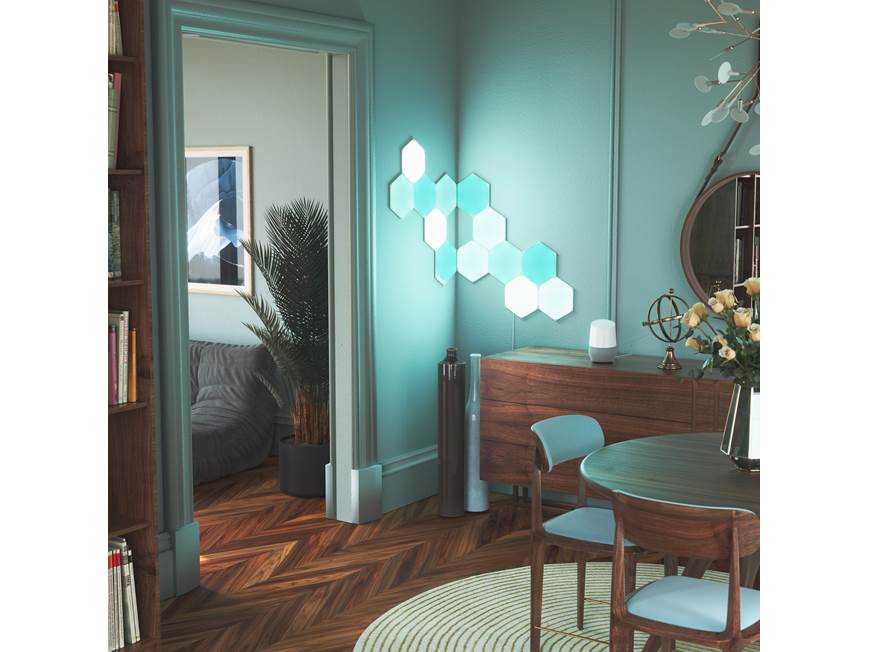 Nanoleaf Shapes Hexagon Smarter Kit Base kit with 7 hexagonal