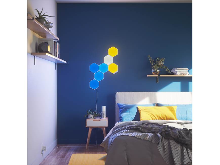 Nanoleaf Shapes Hexagon Smarter Kit Base kit with 7 hexagonal